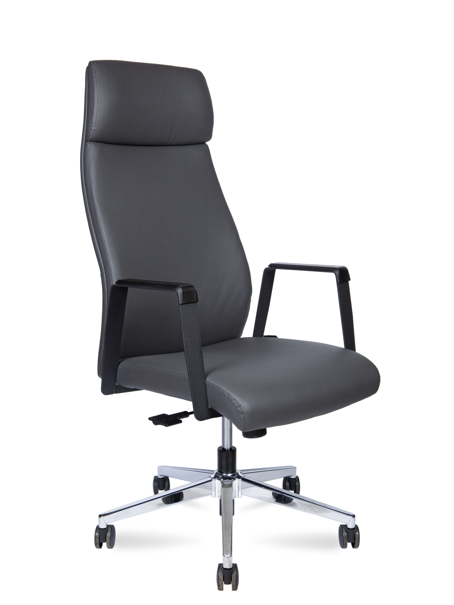 Изображение кресло norden arco grey темно-серая экокожа